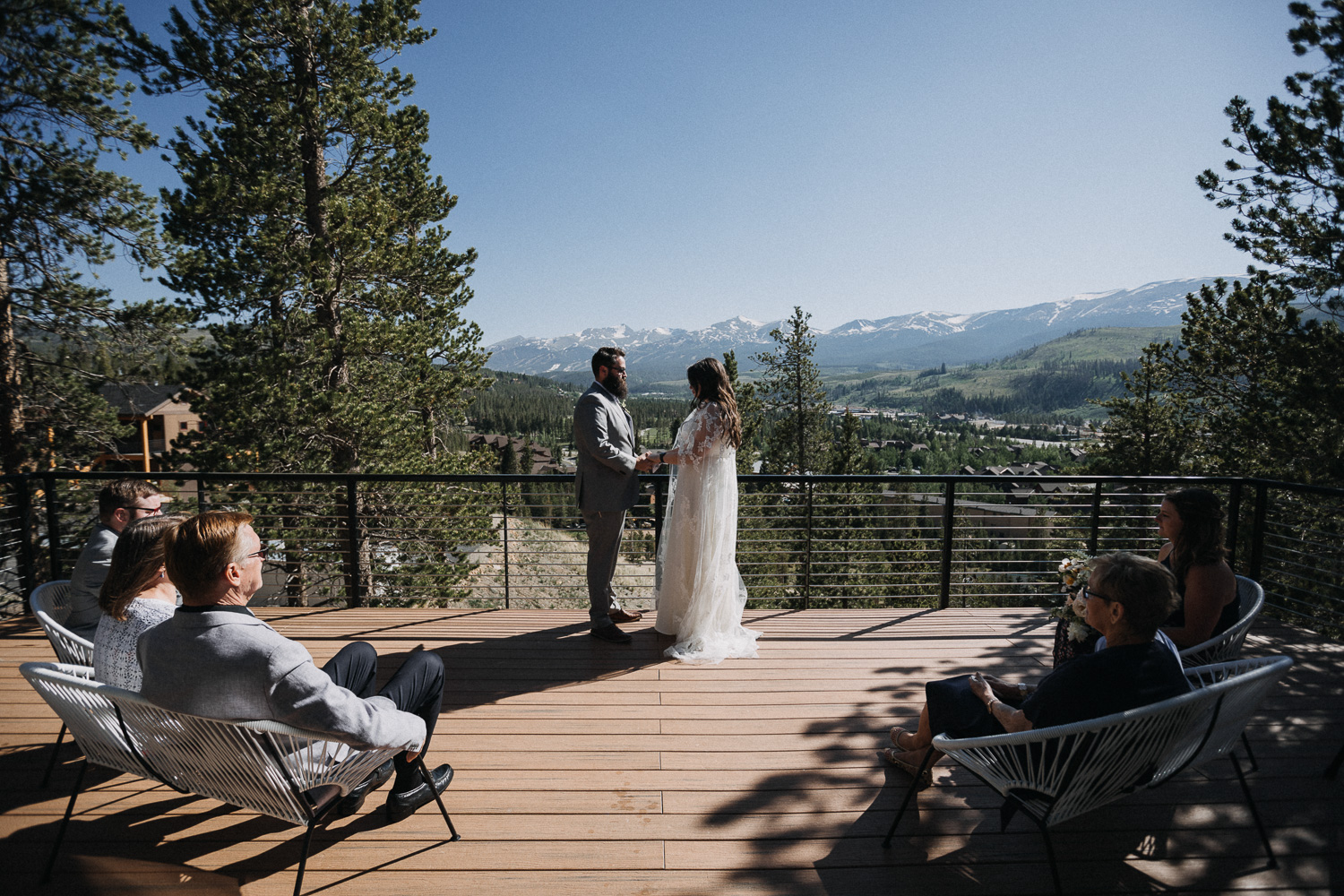 Secret cabin elopement in Breckenridge, Colorado