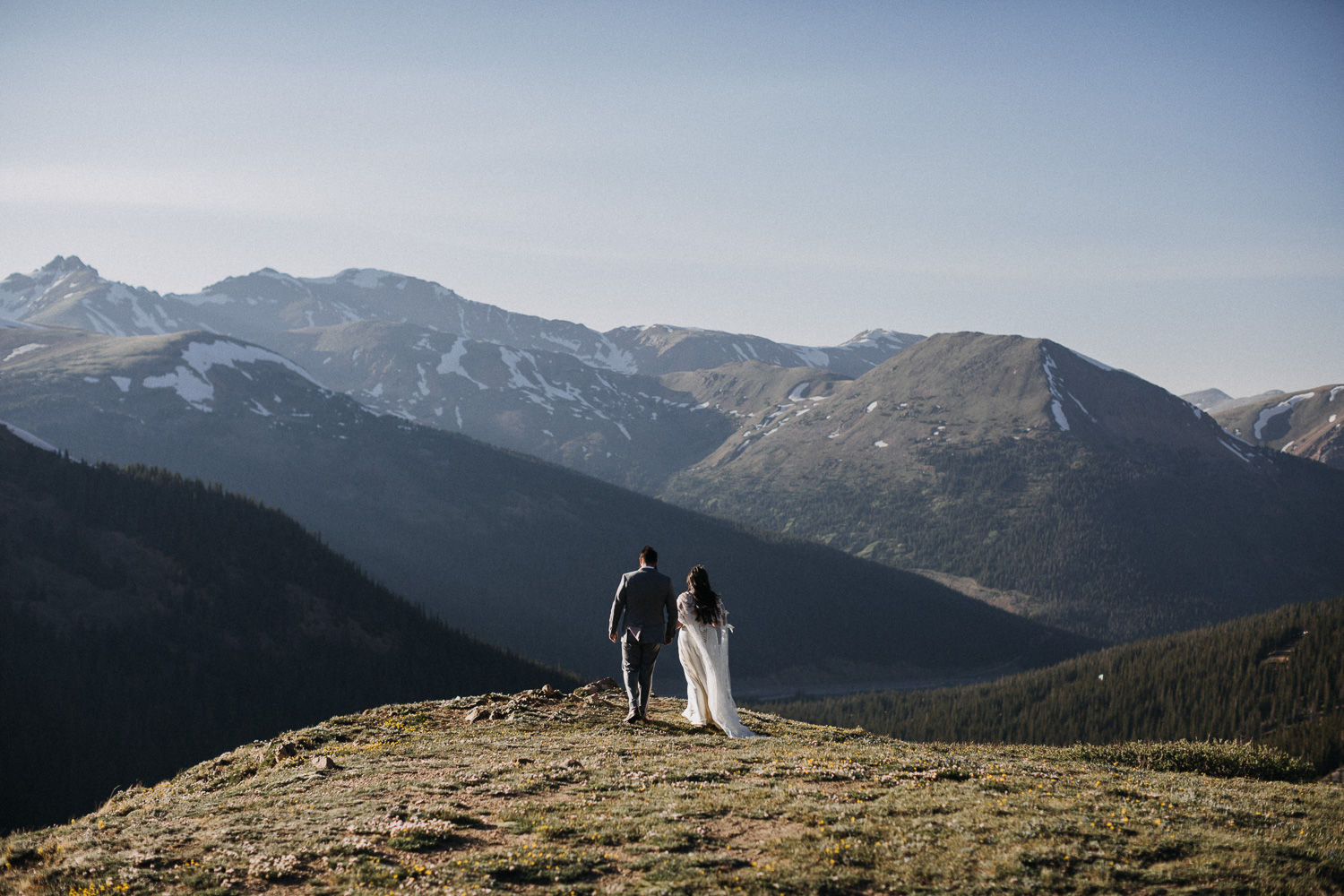 Secret cabin elopement in Breckenridge, Colorado