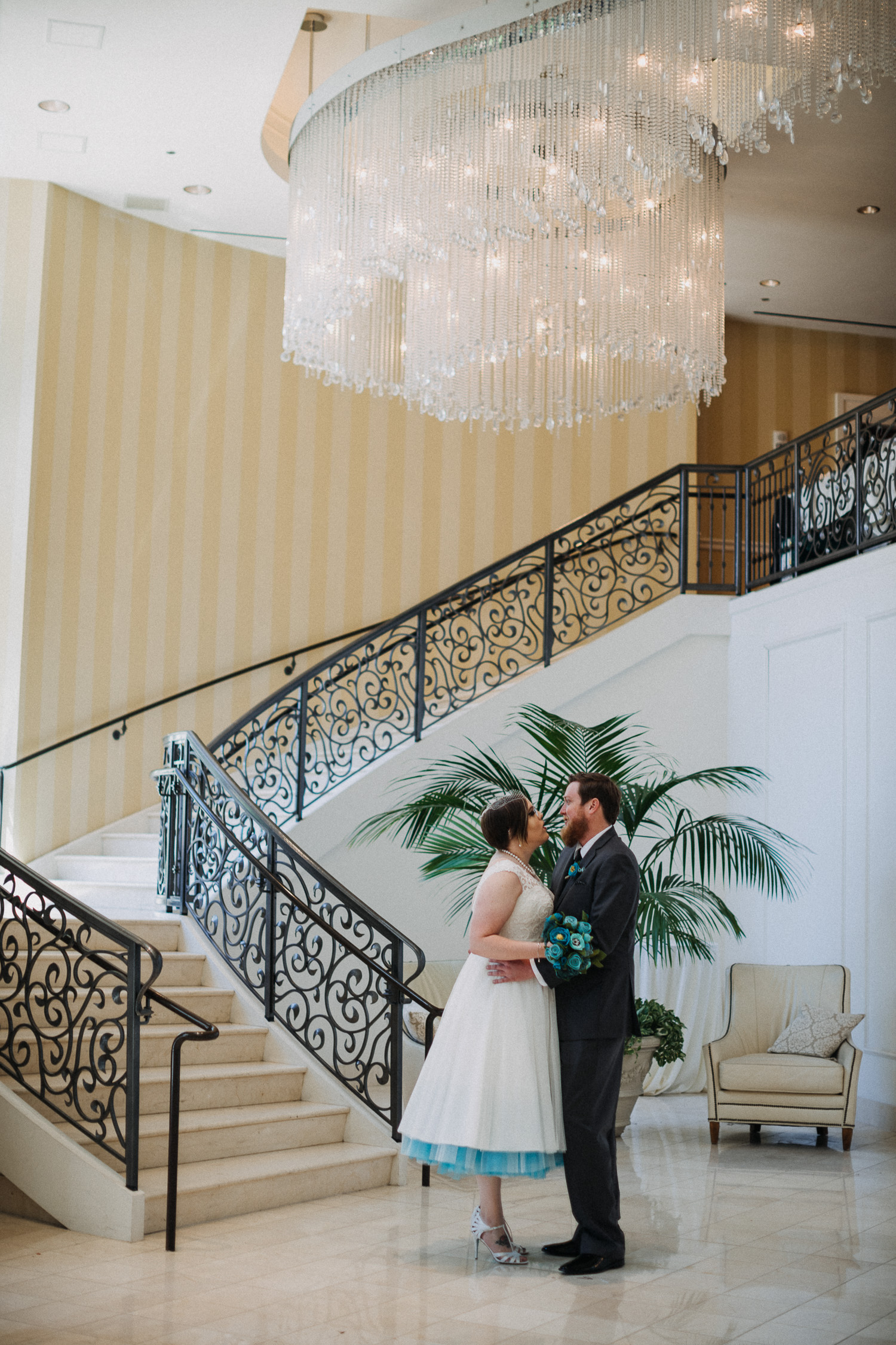 The Skirvin Hilton hotel wedding