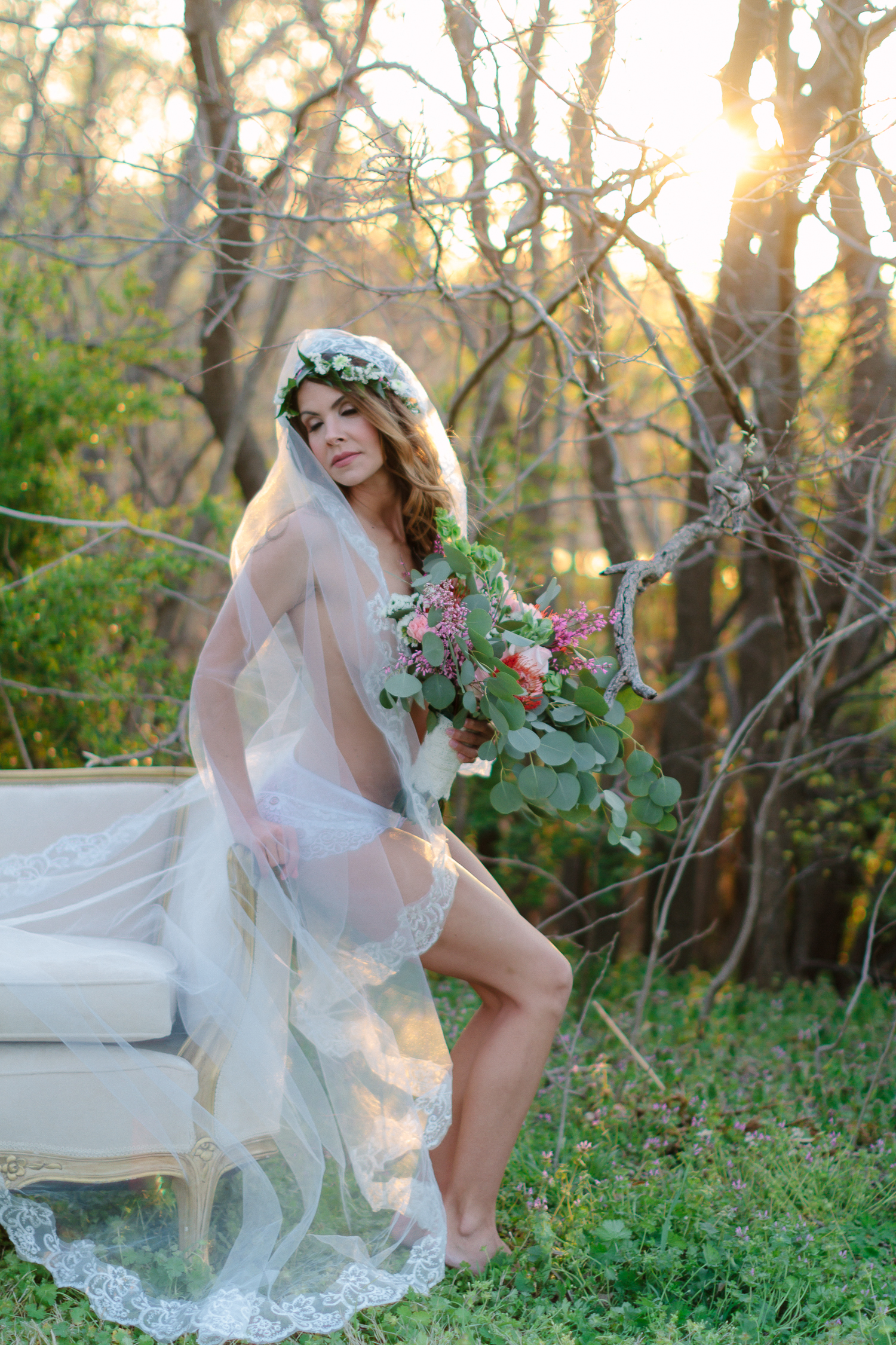 Oklahoma City bridal boudoir portraits