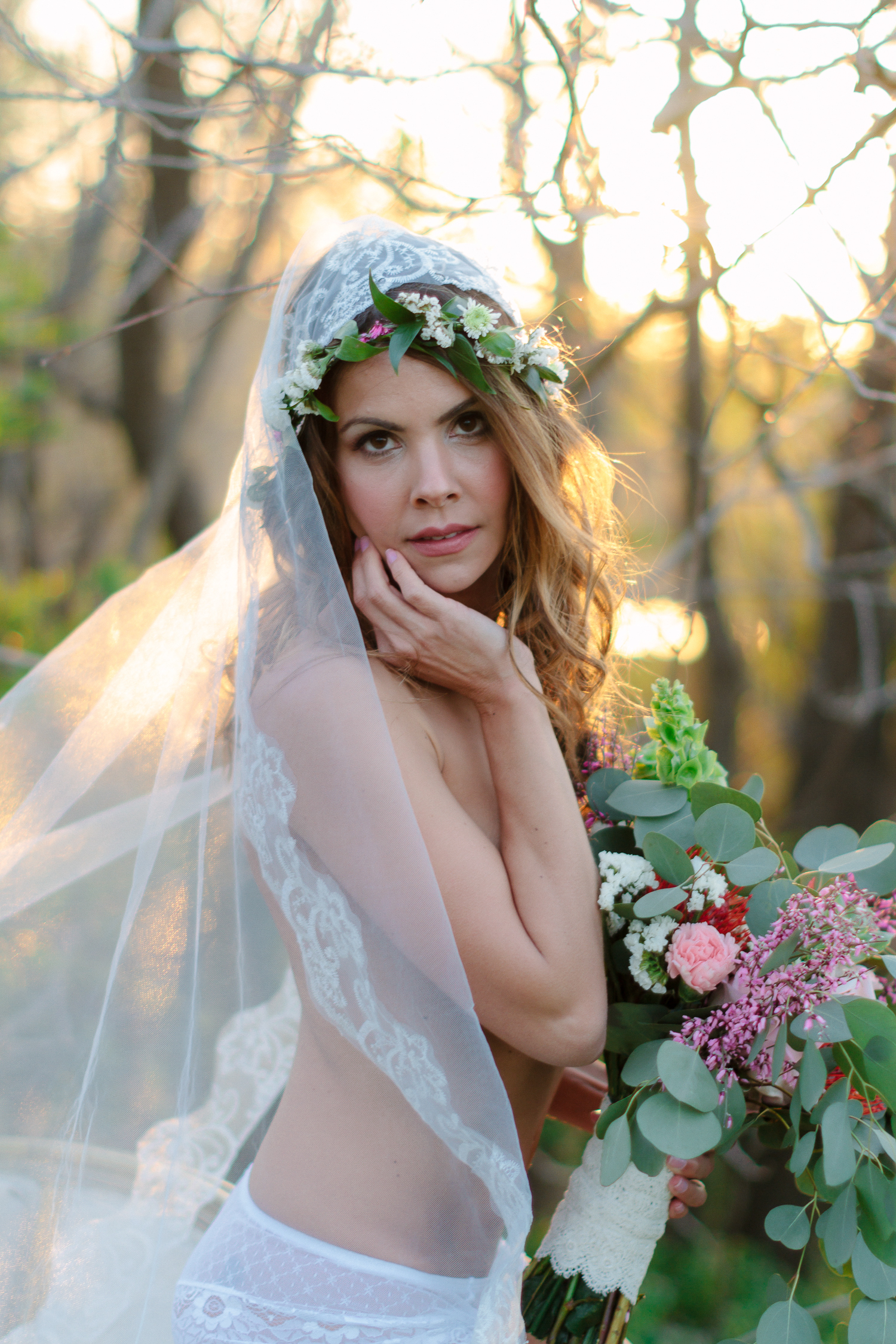 Oklahoma City bridal boudoir portraits