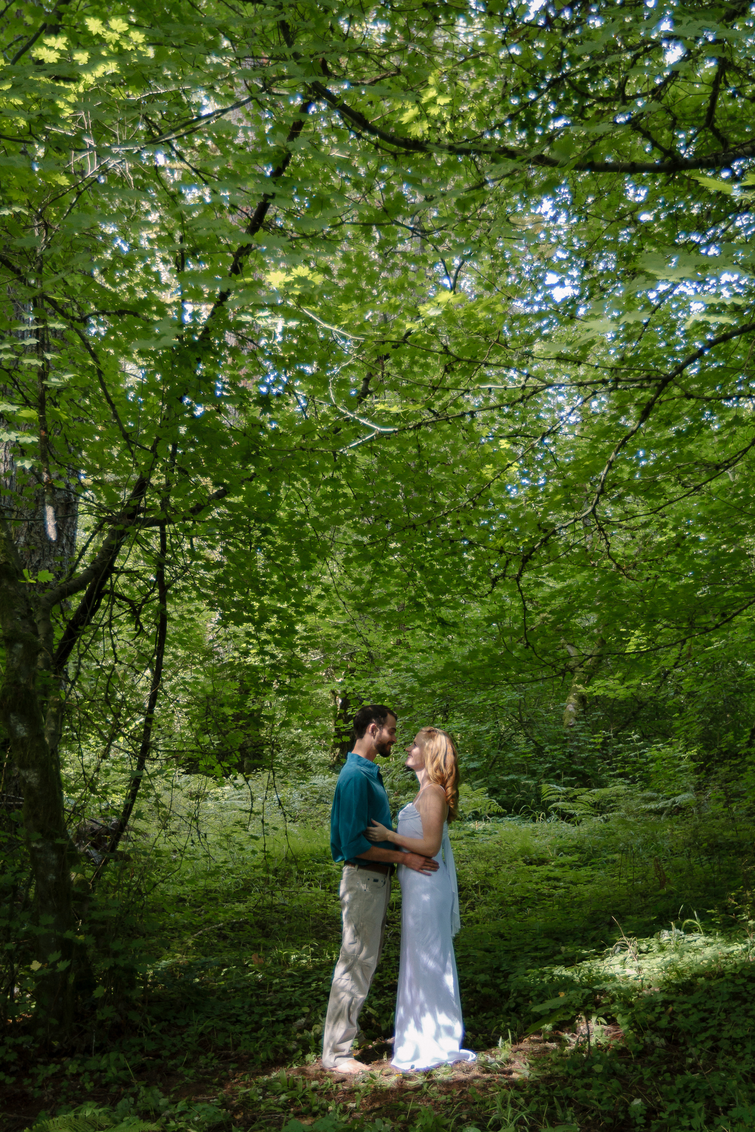 Portland Oregon forest elopement